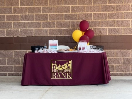 treat table at Saxton groundbreaking